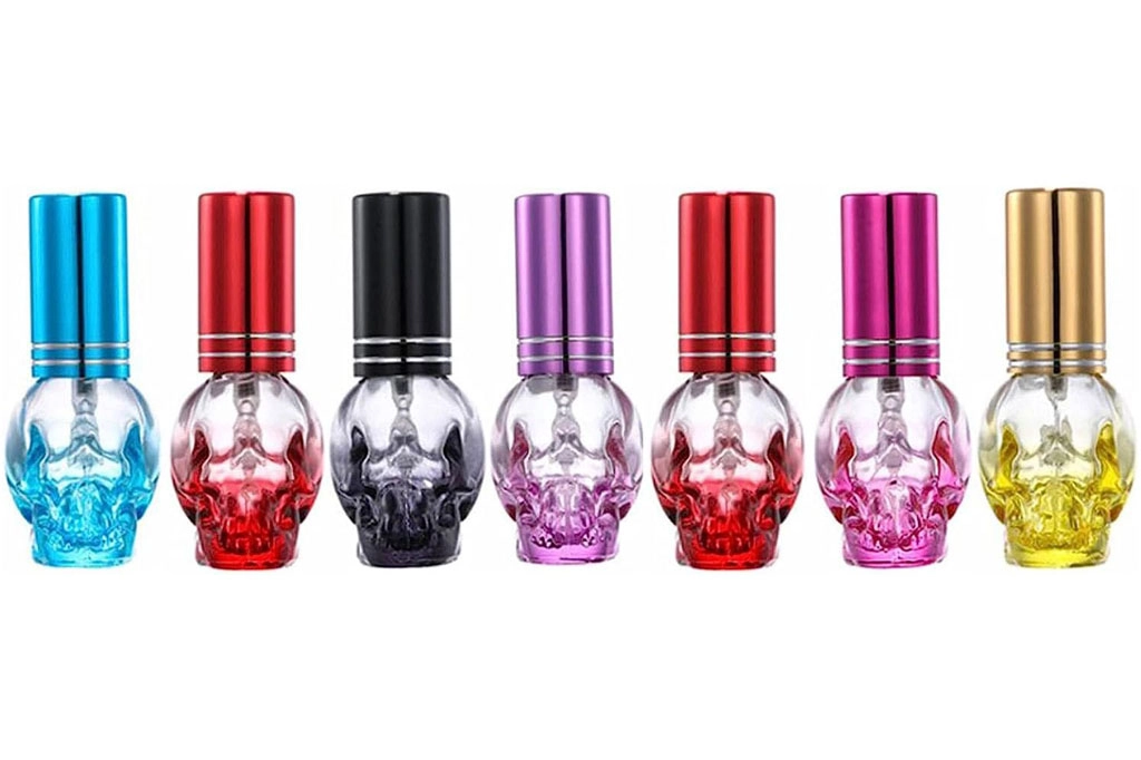 Skull-Shaped Perfume Bottles