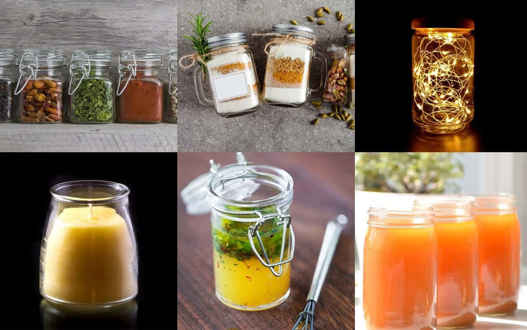 Glass Jars Usage