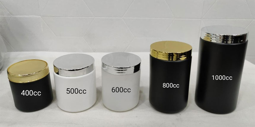 Standard Cosmetic Containers Capacity