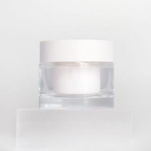 Detachable Double Wall Glass Cream Jar (1)