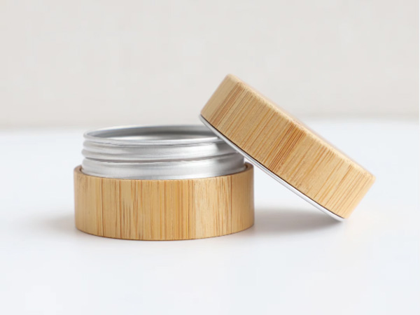 Bamboo&Metal cosmetic bottle